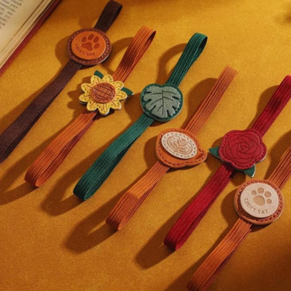 Journal Leather Hardcover - Marcapáginas de Cuero con Bandas Elásticas