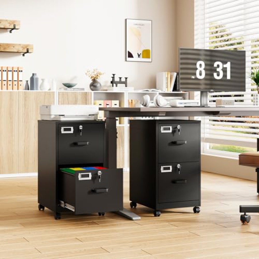 Archivador rodante de 2 cajone - File Folder Hanging reseña y precio