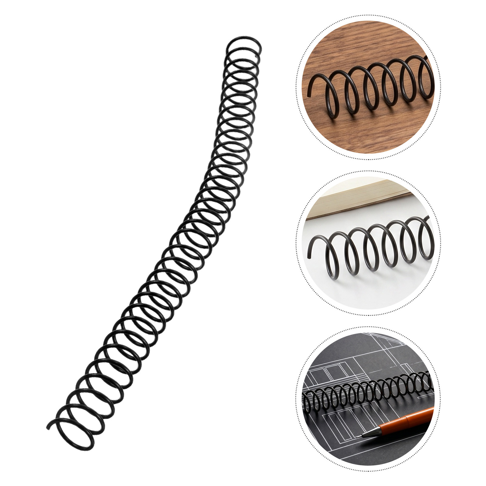 15 piezas de espirales de plás - Binding Comb Plastic reseña y precio