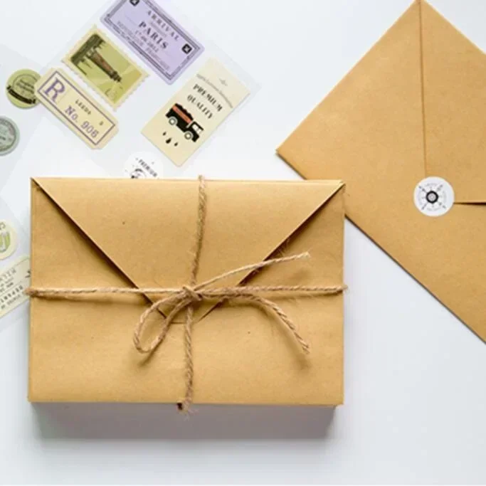 30 Sobres Grandes Triangulares - Letter Envelope Kraft reseña y precio