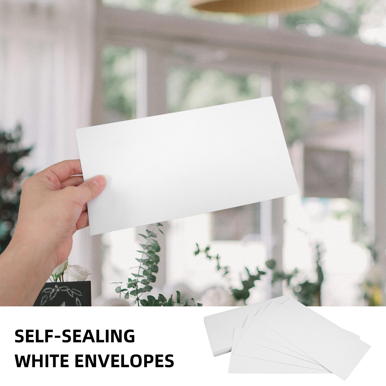 50 Sobres Blancos con Cierre A - Letter Envelope Kraft reseña y precio
